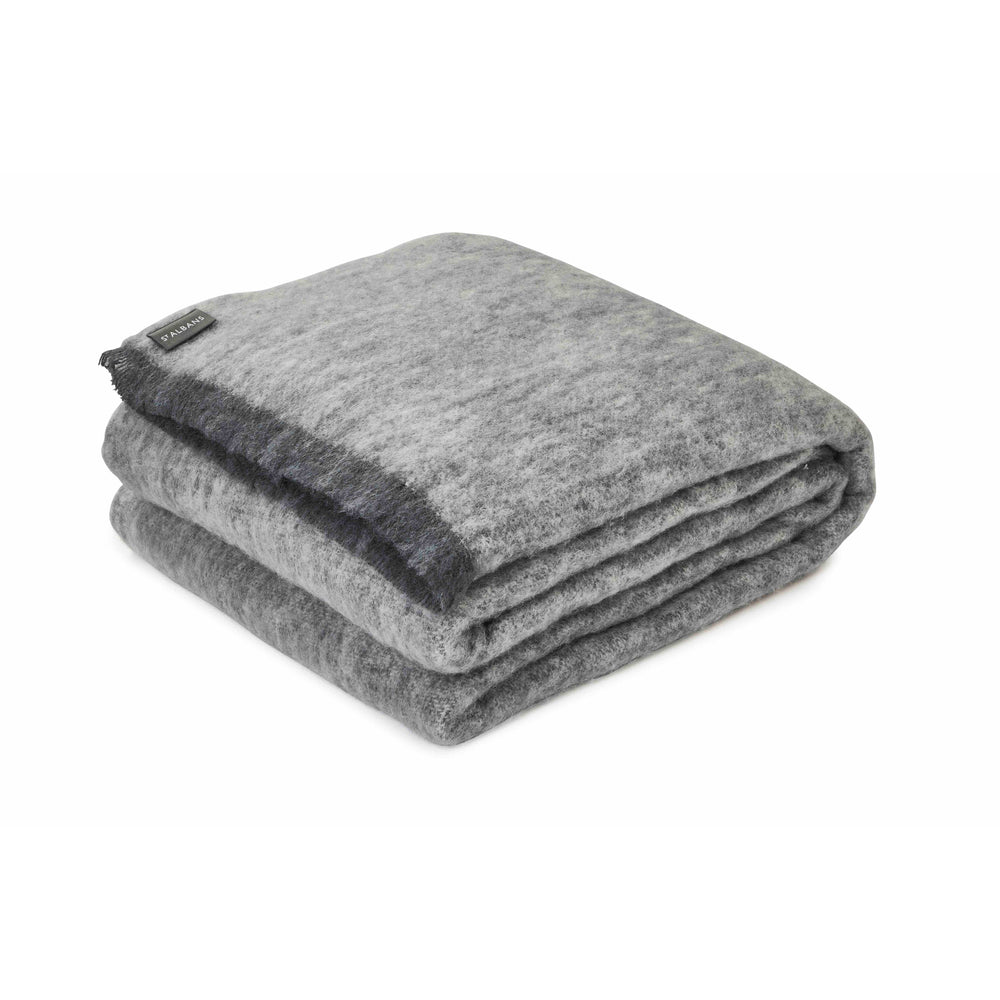 Alpaca Throw Blanket Granite