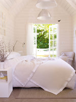Mohair Blanket Queen White