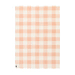 Mohair Throw Blush Check
