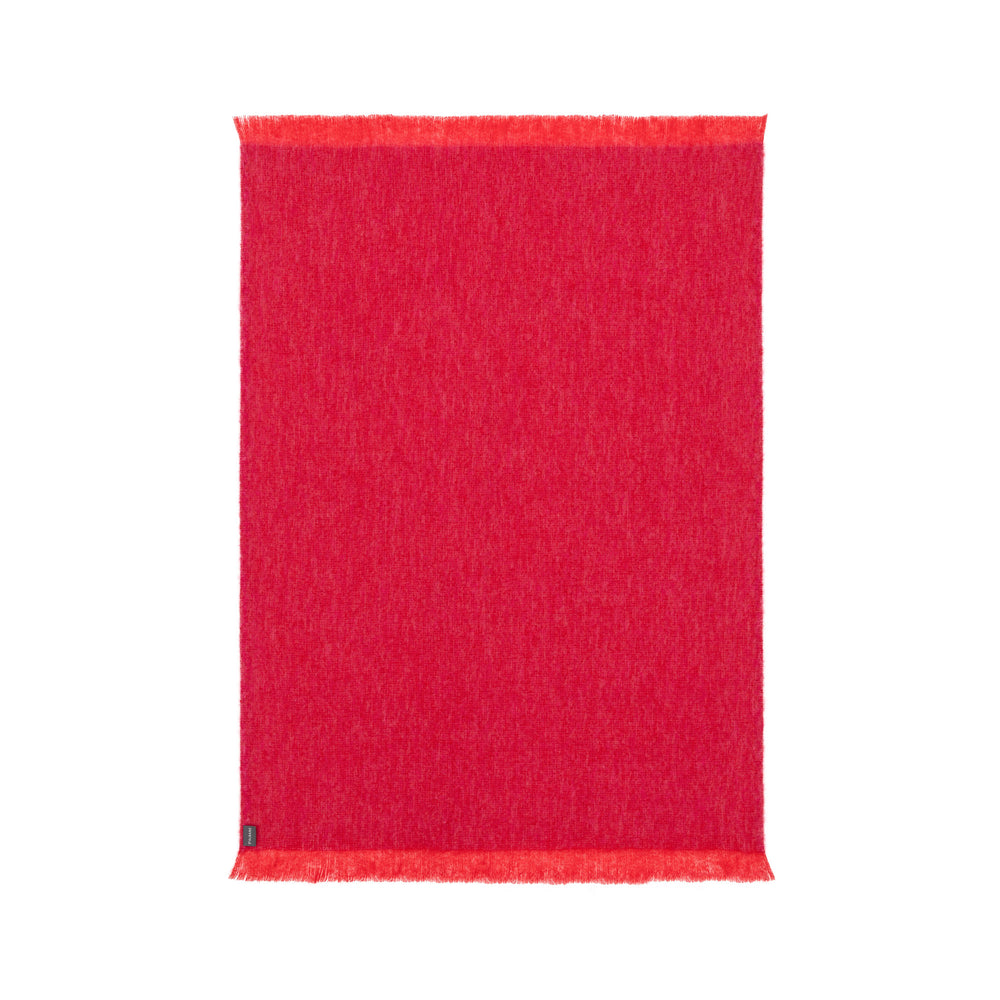Mohair Throw Pomegranate