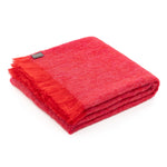 Mohair Throw Pomegranate
