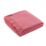 Mohair Throw Rose