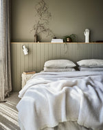 Alpaca Throw Blanket Oyster