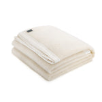 Mohair Queen White Blanket