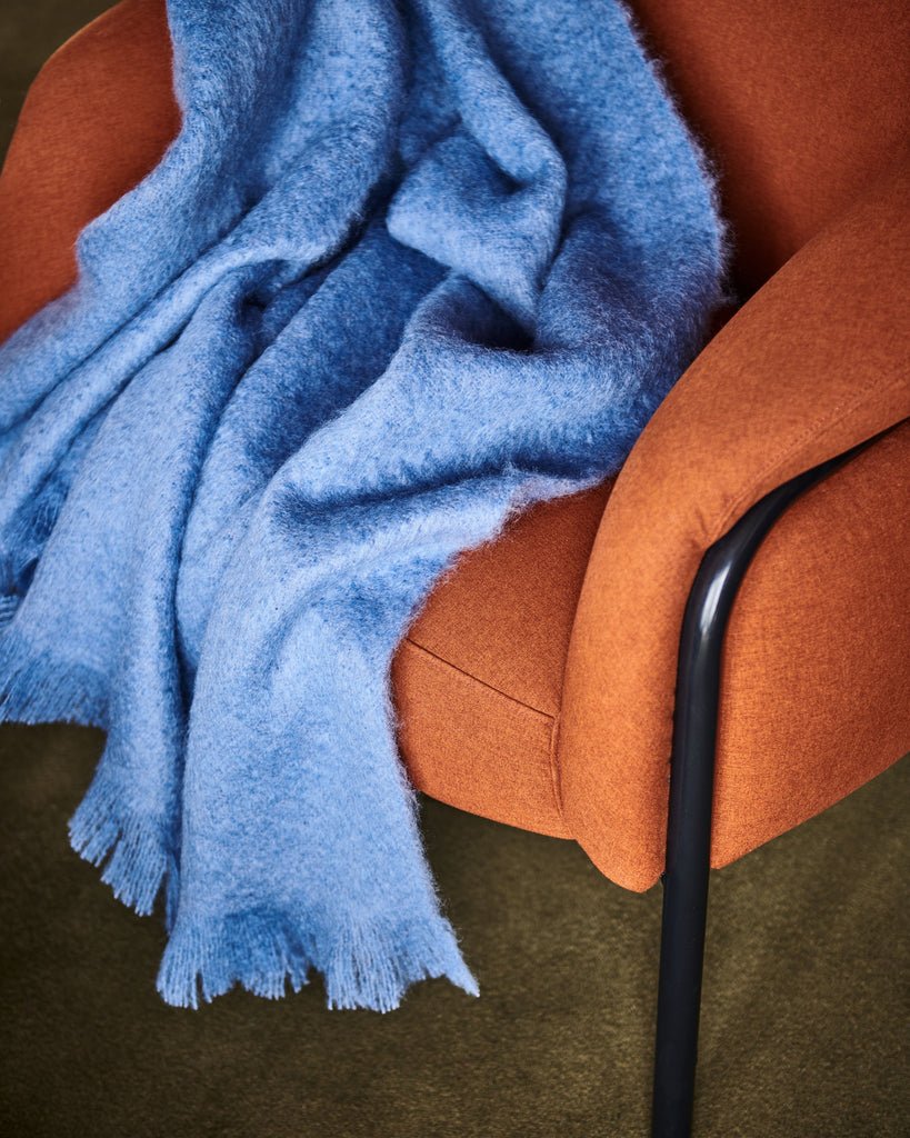 Mohair Knee Rug Campanula – St Albans