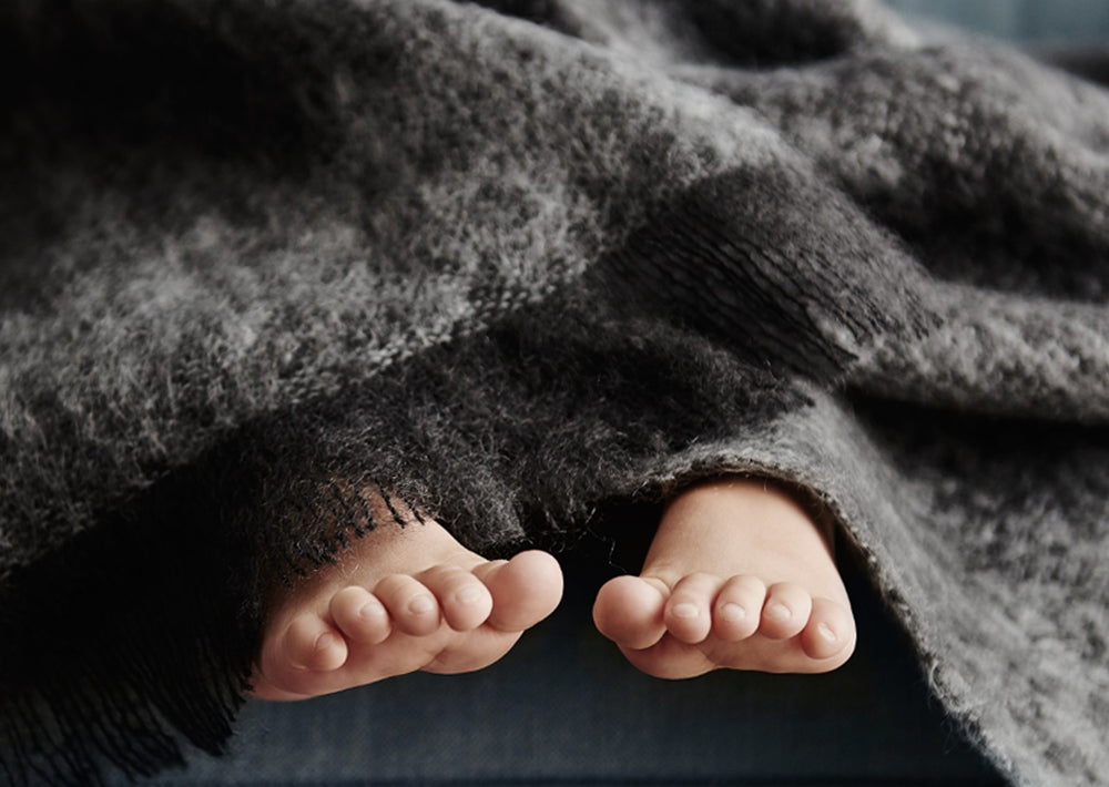 Mohair Throw Onyx