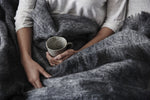Mohair Throw Onyx