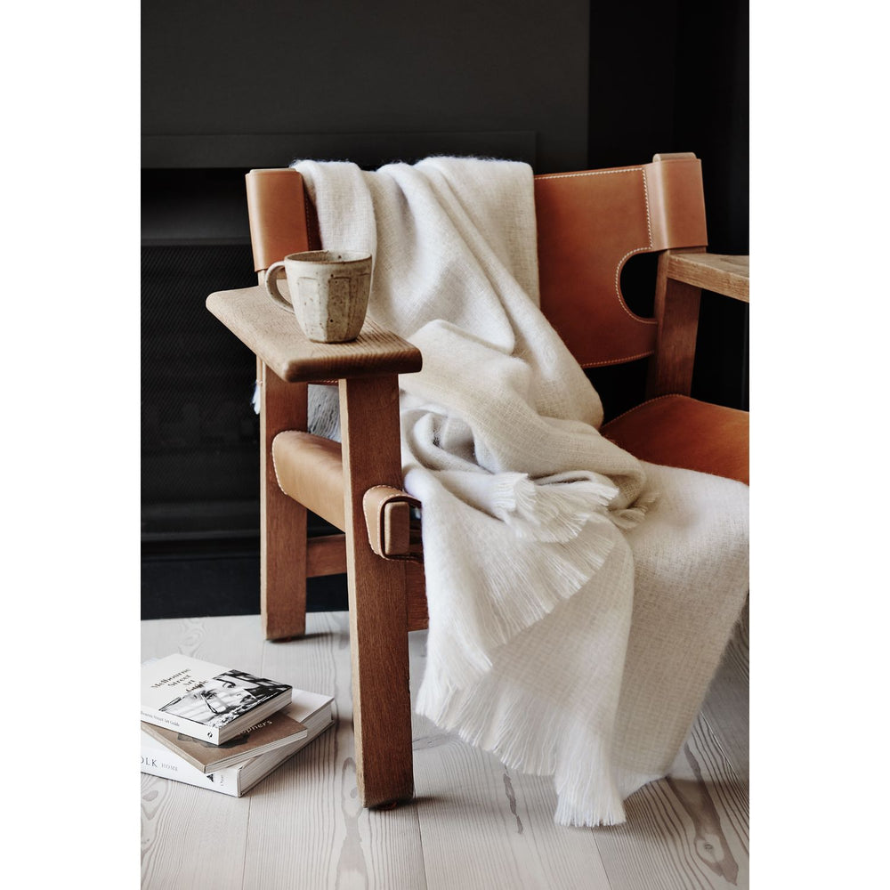 Mohair Throw Powder