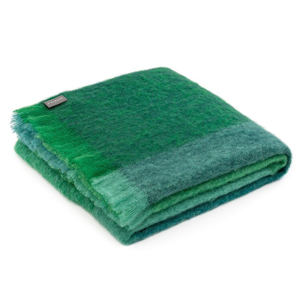 Mohair Throw Emerald