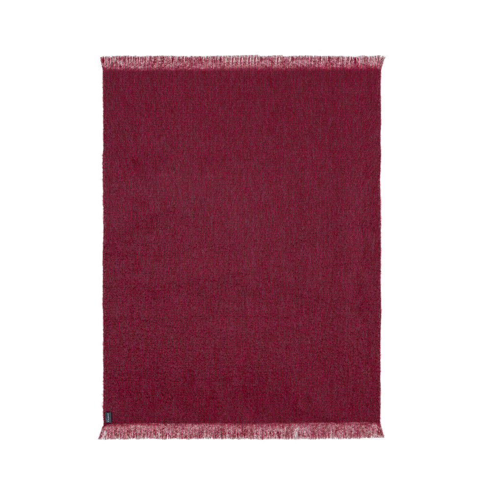 Mohair Throw Cranberry