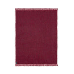 Mohair Throw Cranberry