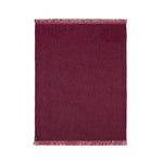 Mohair Throw Cranberry*