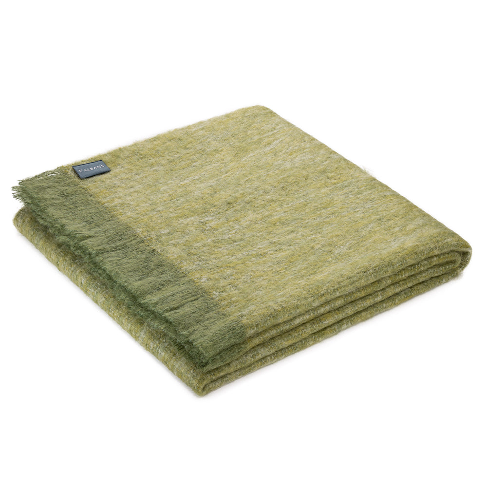 Mohair Throw Fern~